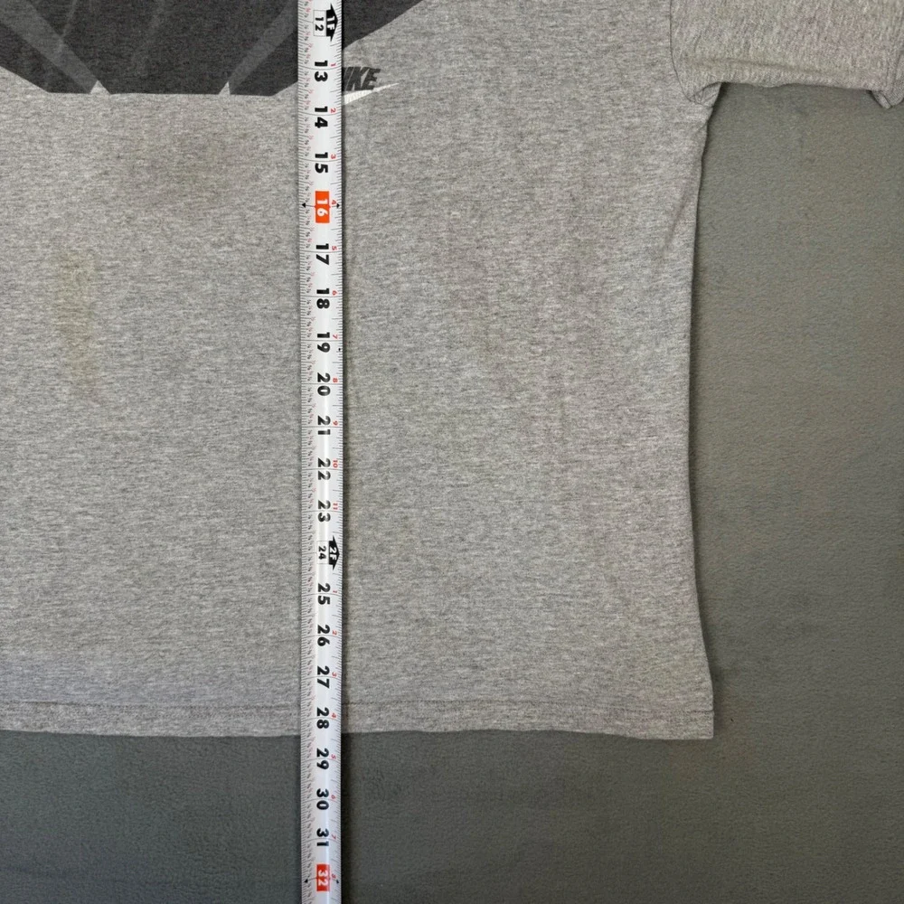 Vintage Nike Air Graphic T-Shirt Mens XXL Grey Short Sleeve Cotton Blend‎ Tee
